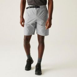 Spodenki turystyczne męskie Mallen. Szare szorty Regatta, m, bez wzorów, z tkaniny, sportowe. Za 249.00 zł.