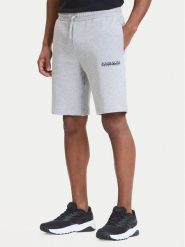 Napapijri Szorty sportowe N-Gori NP0A4IBQ Szary Regular Fit. Szare krótkie spodenki sportowe Napapijri, m, bez wzorów, z bawełny. Za 359.99 zł.