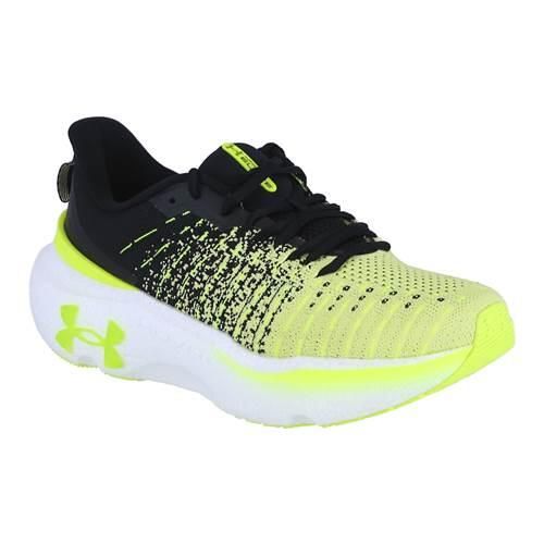Buty do biegania męskie Under Armour Infinite Elite. Żółte buty do biegania Under Armour, bez wzorów, z materiału, bez zapięcia, do biegania. Za 608.00 zł.