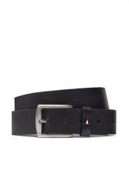 Tommy Hilfiger Pasek Męski Denton 3.5 Ext AM0AM12054 Czarny. Czarne paski Tommy Hilfiger, bez wzorów, ze skóry. Za 139.99 zł.