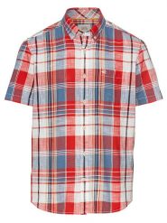 Camel Active Koszula - Regular fit - w kolorze czerwonym rozmiar: XXL. Czerwone koszule Camel Active, xxl, bez wzorów, z bawełny, bez kołnierzyka, bez ramiączek. Za 132.67 zł.