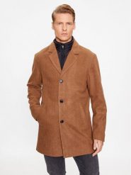 Jack&Jones Płaszcz przejściowy 12236160 Brązowy Regular Fit. Brązowe płaszcze Jack&Jones, l, bez wzorów, z syntetyku, bez kaptura. Za 599.99 zł.