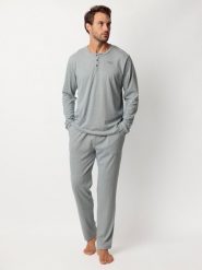 Admas Piżama "Admas home" w kolorze szarym rozmiar: M. Szare piżamy admas, m, bez wzorów, z bawełny, bez ramiączek. Za 130.99 zł.