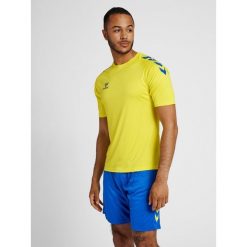 Koszulka sportowa męska Hummel Core XK Poly T-Shirt S/S. Niebieskie t-shirty sportowe Hummel, bez wzorów, bez ramiączek, do piłki ręcznej. Za 122.50 zł.