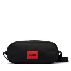 Saszetka HUGO. Czarne torby na ramię Hugo, bez wzorów, małe, bez dodatków. Za 349.99 zł.