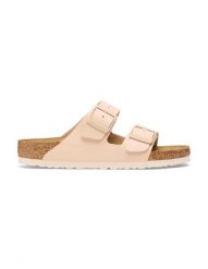 Sandały Birkenstock Arizona BF. Brązowe sandały Birkenstock, ze skóry, bez zapięcia. Za 377.75 zł.