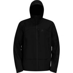Kurtka techniczna męska ODLO X-Alp 3l Jacket hardshell. Czarne kurtki ODLO, l, bez wzorów, z elastanu, z kapturem. Za 2,199.99 zł.