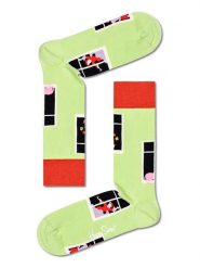 Happy Socks Skarpety "House Party" w kolorze czarno-zielonym rozmiar: 36-40. Zielone skarpety Happy Socks, bez wzorów, prążkowane. Za 26.99 zł.