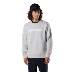 Sweatshirt Rossignol Logo Cn. Szare bluzy Rossignol, m, bez wzorów, bez kaptura. Za 406.50 zł.