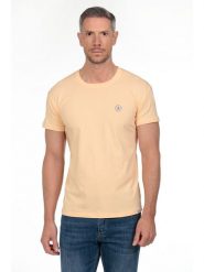 The Time of Bocha Koszulka w kolorze brzoskwiniowym rozmiar: XL. Pomarańczowe bezrękawniki The Time of Bocha, xl, bez wzorów, z bawełny, bez kołnierzyka, bez ramiączek. Za 56.99 zł.