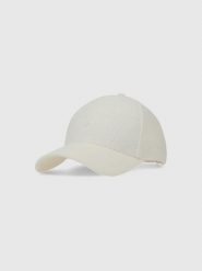 4F Czapka w kolorze kremowym rozmiar: onesize. Brązowe czapki z daszkiem 4F, bez wzorów. Za 92.21 zł.