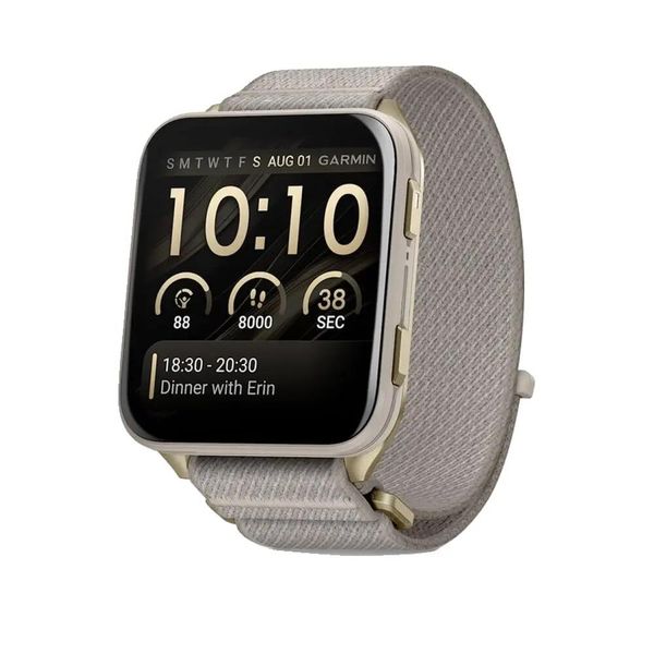 Zegarek smartwatch Garmin Venu X1 Złoty/Szary — 2 cale AMOLED. Szare, cyfrowe zegarki GARMIN, szklane. Za 4,086.80 zł.