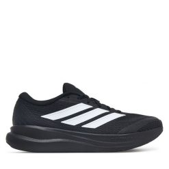 Buty do biegania adidas. Czarne buty do biegania Adidas, bez wzorów, bez zapięcia, do biegania. Za 259.99 zł.