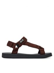 Jack Wolfskin Sandały Taiga A65621 Brązowy ciemny. Brązowe sandały Jack Wolfskin, z materiału, bez zapięcia. Za 329.99 zł.