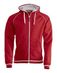 Clique Gerry — unisex bluza z kapturem w strukturze dzianiny, wnętrze. Czerwone bluzy z kapturem CLIQUE, xl, bez wzorów, z bawełny, z kapturem. Za 273.74 zł.