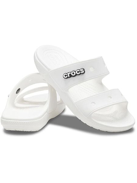Crocs Klapki "Classic" w kolorze białym rozmiar: 46/47. Białe klapki Crocs. Za 91.99 zł.