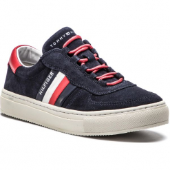 Sneakersy TOMMY HILFIGER - Suede Mix Corporate Sneaker FM0FM01980 Midnight 403. Buty sportowe casual marki Tommy Hilfiger. Za 599.00 zł.