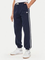 Reebok Spodnie dresowe Court Sport 100075479 Granatowy Relaxed Fit. Niebieskie spodnie treningowe długie Reebok, m, bez wzorów, z bawełny. Za 249.99 zł.