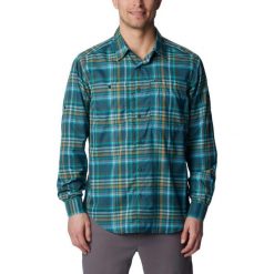 Koszula z długim rękawem Silver Ridge Utility Lite Plaid. Brązowe koszule Columbia, m, bez wzorów, bez kołnierzyka, bez ramiączek. Za 389.00 zł.