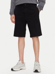 HUGO Szorty materiałowe Dante242 50510605 Czarny Regular Fit. Czarne szorty Hugo, m, bez wzorów, z bawełny. Za 249.99 zł.