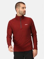 Regatta Polar Montes RMA212 Czerwony Regular Fit. Czerwone bluzy z polaru Regatta, l, bez wzorów, z polaru, bez kaptura. Za 79.99 zł.