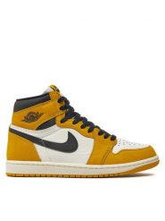 Nike Sneakersy Air Jordan 1 Retro High Og DZ5485 701 Biały. Białe buty sportowe casual Nike, bez wzorów, ze skóry, bez zapięcia. Za 729.99 zł.