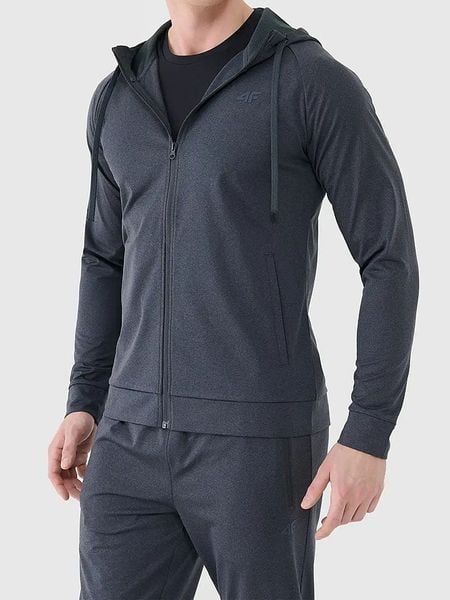 4F Bluza w kolorze antracytowym rozmiar: L. Czarne bluzy 4F, l, bez wzorów, bez kaptura. Za 100.99 zł.