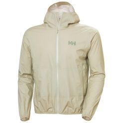 Kurtka wodoodporna Helly Hansen Verglas Fastpack. Zielone kurtki przeciwdeszczowe Helly Hansen, bez wzorów, bez kaptura. Za 960.00 zł.