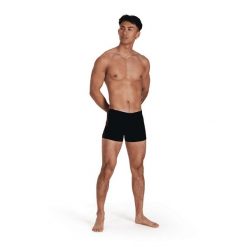 Bokserki kąpielowe męskie Speedo Tech Panel. Czarne odzież kąpielowa Speedo, m, bez wzorów, sportowe. Za 89.99 zł.