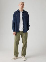 Levi's Spodnie chino w kolorze khaki rozmiar: W33/L32. Brązowe eleganckie spodnie Levi's®, na co dzień, l. Za 182.95 zł.