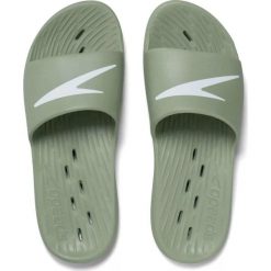 Klapki basenowe męskie Speedo Slides Au. Zielone klapki Speedo. Za 184.09 zł.
