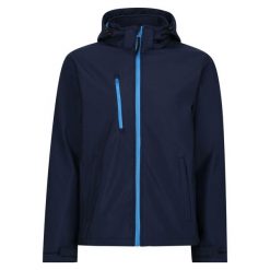 Męska Kurtka Venturer 3warstwowa Soft Shell Z Kapturem. Niebieskie kurtki Regatta, m, bez wzorów, z kapturem. Za 198.99 zł.