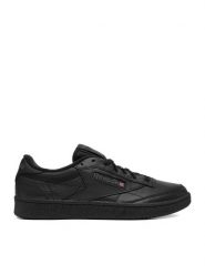 Reebok Sneakersy EO-CLUB C 100000153 Czarny. Czarne buty sportowe casual Reebok, bez wzorów, ze skóry, bez zapięcia. Za 329.99 zł.