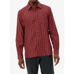 Koszula turystyczna męska Vaude Albsteig LS Shirt III. Czerwone koszule Vaude, m, bez wzorów, bez kołnierzyka, bez ramiączek. Za 235.99 zł.