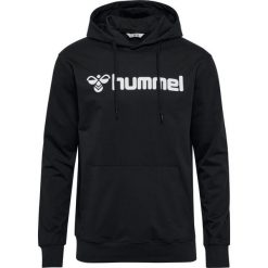 Bluza z kapturem Hummel Go 2.0 Logo. Czarne bluzy Hummel, bez wzorów, z materiału, z kapturem. W wyprzedaży za 172.00 zł.