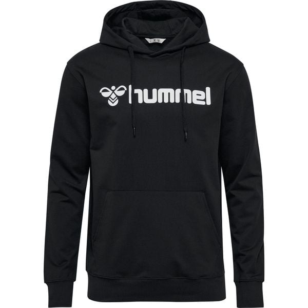 Bluza z kapturem Hummel Go 2.0 Logo. Czarne bluzy Hummel, bez wzorów, z materiału, z kapturem. Za 211.00 zł.