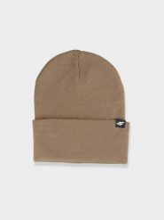 4F Czapka zimowa męska - brązowa Uniwersalny. Brązowe czapki zimowe 4F, bez wzorów. W wyprzedaży za 4.99 zł.