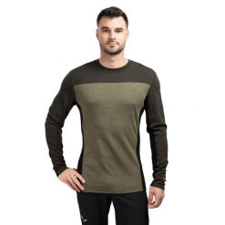 Longsleeve męski Smartwool Classic Thermal Merino Base Layer Colorblock. Zielone bielizna termoaktywna Smartwool, m, bez wzorów, z wełny, bez ramiączek, trekkingowe. Za 439.99 zł.