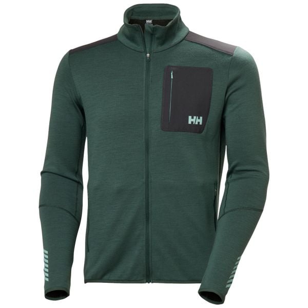 Podkoszulek merino Helly Hansen Lifa. Zielone podkoszulki Helly Hansen, bez wzorów, bez ramiączek. W wyprzedaży za 632.95 zł.