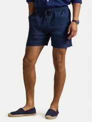 Polo Ralph Lauren Szorty materiałowe 710P08205001 Granatowy Regular Fit. Niebieskie szorty Polo Ralph Lauren, m, bez wzorów, ze lnu. Za 729.99 zł.