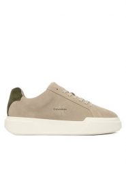 Calvin Klein Sneakersy Chunky Cupsole Laceup Su YM0YM01453 Szary. Szare buty sportowe casual CALVIN KLEIN, bez wzorów, ze skóry, bez zapięcia. Za 529.99 zł.