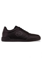 Buty męskie sportowe trampki Lotto TITANIS. Czarne trampki Lotto, l, bez wzorów, bez zapięcia. Za 99.99 zł.