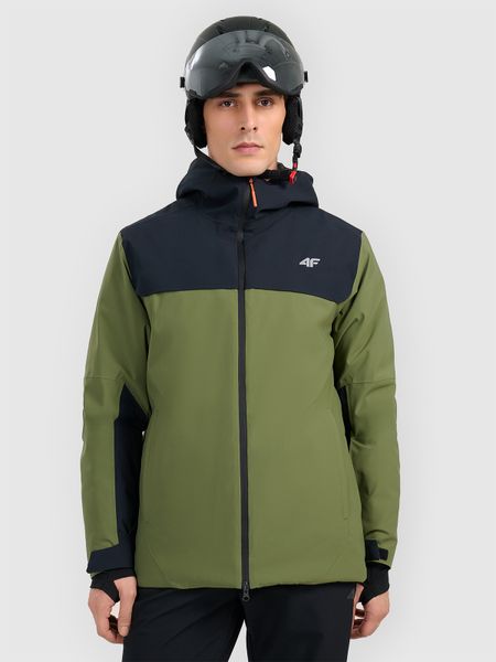 4F Kurtka narciarska membrana 8000 męska - khaki XL. Brązowe kurtki narciarskie i snowboardowe 4F, m, bez wzorów, z materiału, narciarskie. Za 599.99 zł.