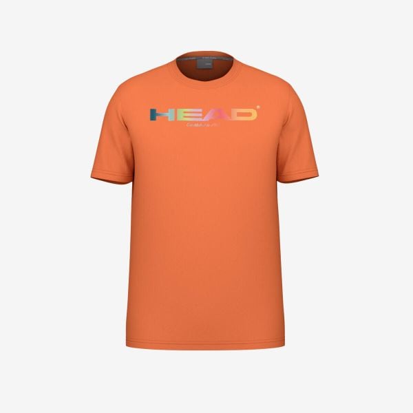 RAINBOW T-Shirt Men. Brązowe t-shirty sportowe Head, bez wzorów, bez ramiączek, tenisowe. W wyprzedaży za 136.00 zł.