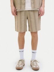 Jack&Jones Szorty materiałowe Jaiden 12274758 Beżowy Relaxed Fit. Brązowe szorty Jack&Jones, m, bez wzorów, z bawełny. Za 79.99 zł.