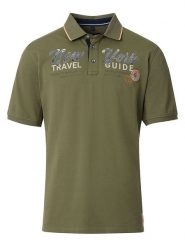 CASAMODA Koszulka polo w kolorze khaki rozmiar: 3XL. Brązowe koszulki polo CASAMODA, xl, bez wzorów, bez kołnierzyka, bez ramiączek. Za 83.22 zł.