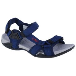 Sandały męskie, CMP Hamal Hiking Sandal. Niebieskie sandały CMP, z materiału, bez zapięcia. Za 159.99 zł.
