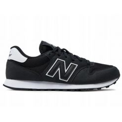 Buty na co dzień męskie NEW BALANCE 500. Białe buty sportowe casual New Balance, bez wzorów, bez zapięcia. W wyprzedaży za 319.00 zł.
