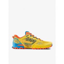 Buty trailowe męskie La Sportiva Bushido III. Żółte buty do biegania La Sportiva, bez wzorów, z materiału, bez zapięcia, do biegania. Za 676.99 zł.