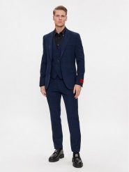HUGO Garnitur Arti/Hesten241V1X 50509450 Granatowy Extra Slim Fit. Niebieskie garnitury Hugo, m, bez wzorów, z syntetyku. Za 2,309.00 zł.